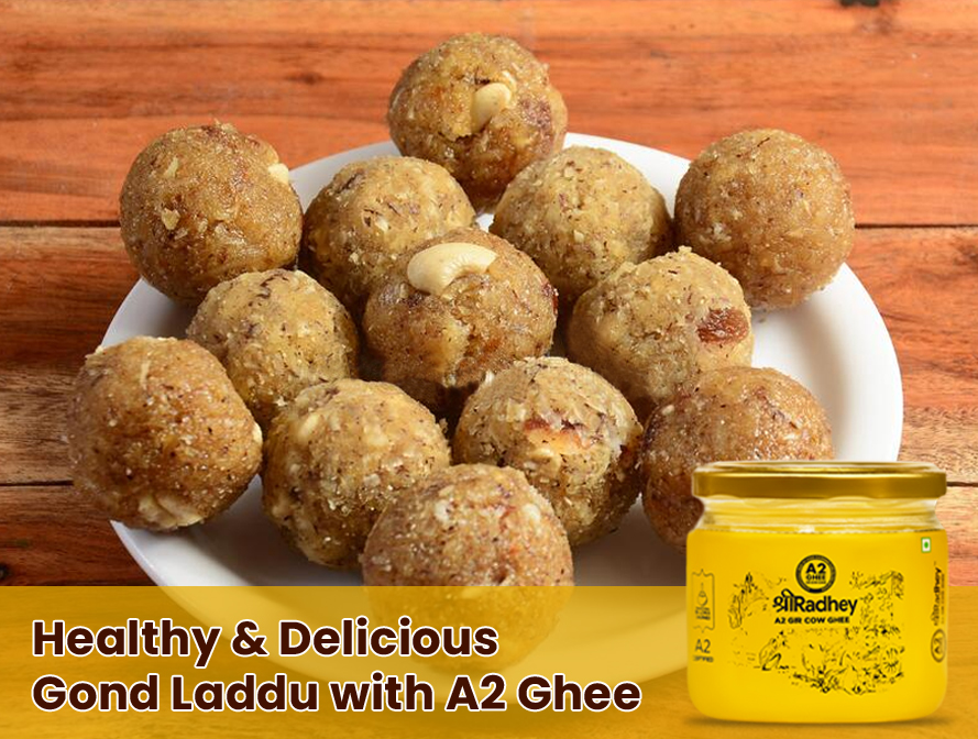 Healthy and Delicious Gond Laddu with A2 Ghee