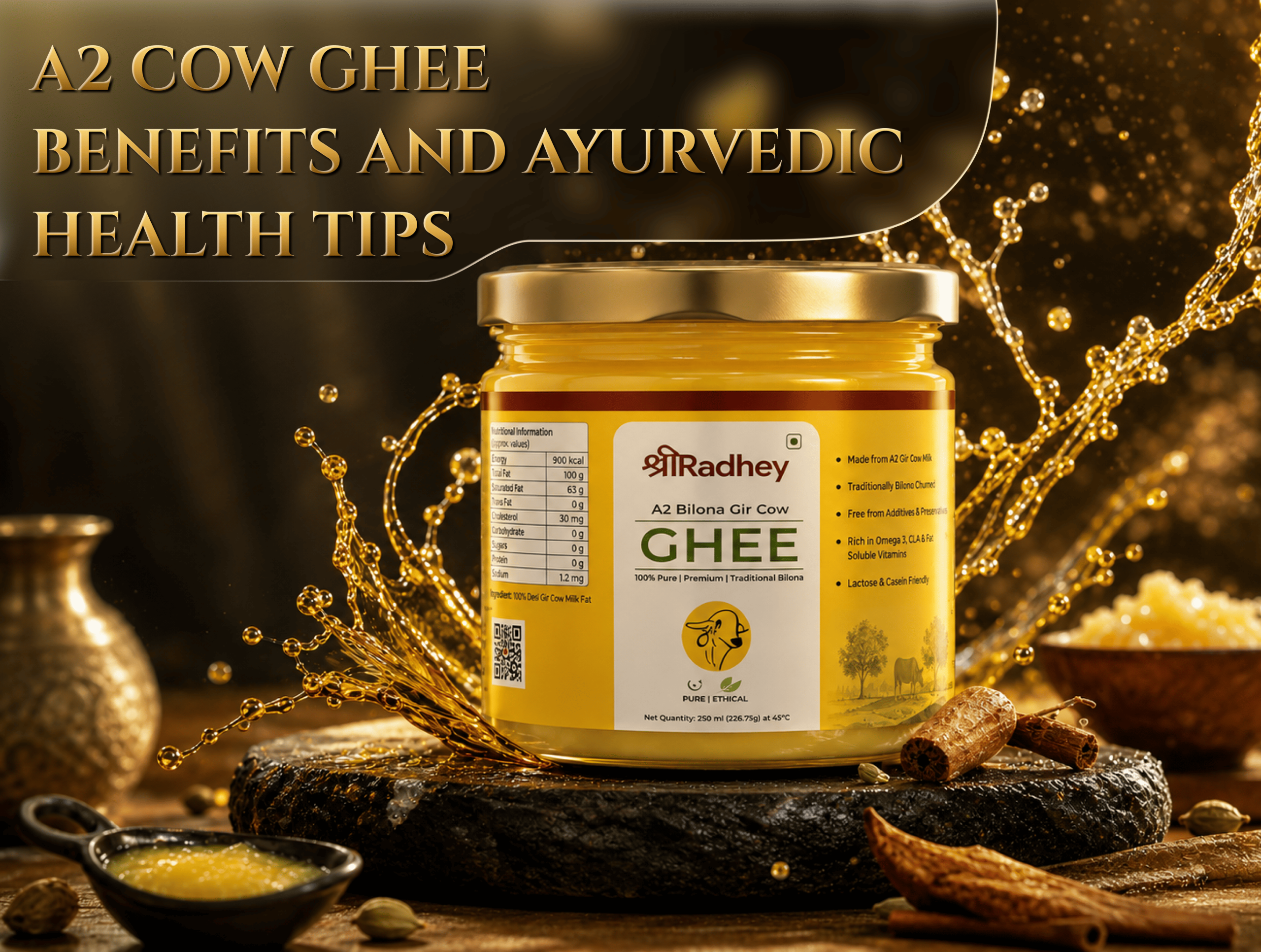 A2 Cow Ghee Benefits and Ayurvedic Health Tips