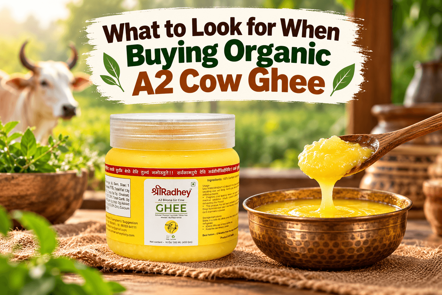 What to Look for When Buying Organic A2 Cow Ghee